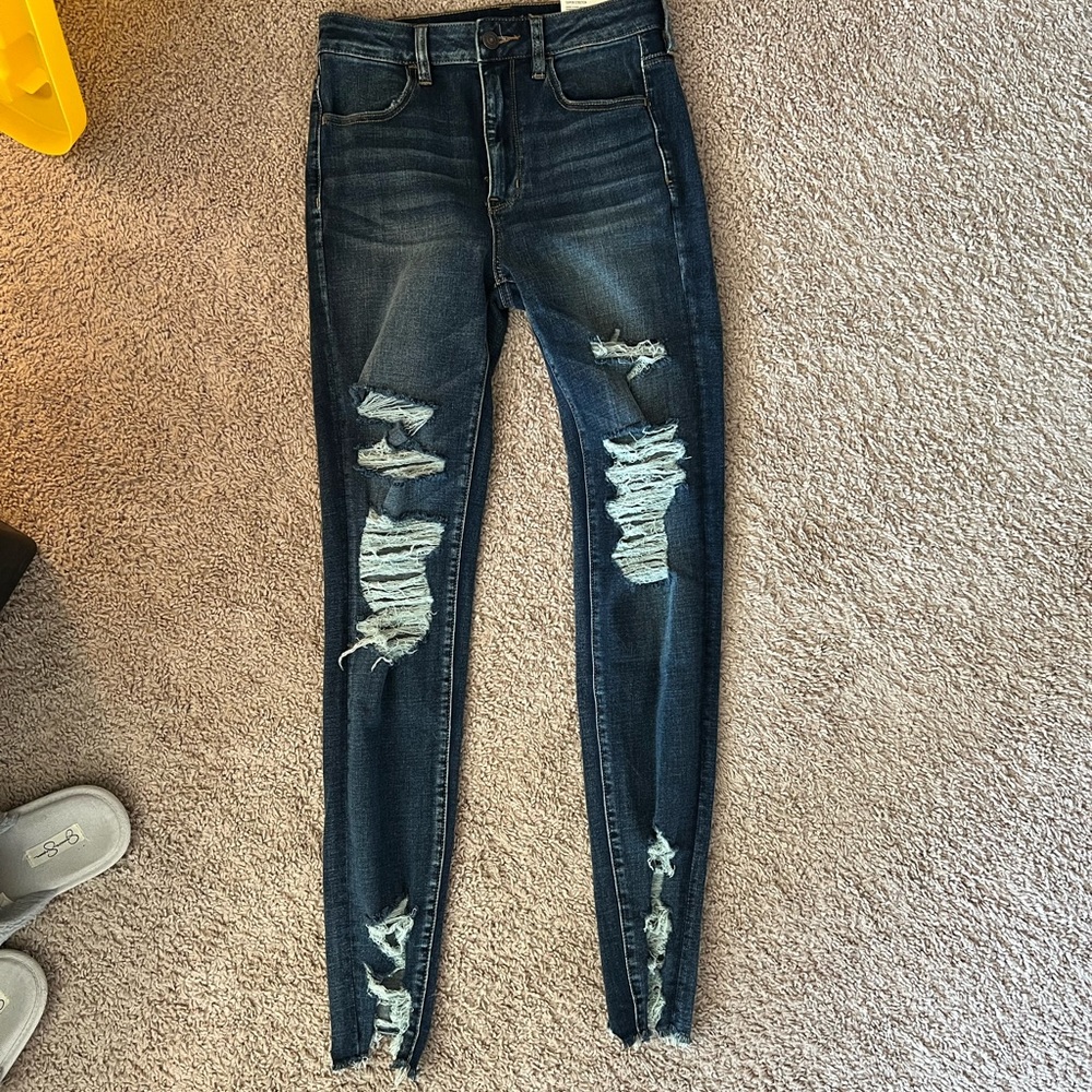 NWT American Eagle super hi-rise jeggings size 6 LONG